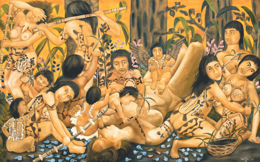 Arte Amazonico: Donde el lienzo susurra los ecos de sus almas