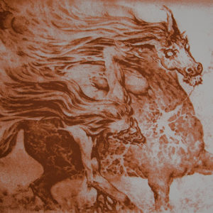 Gino Cecarelli, El Diablo Serigrafia 1-12, 58x40cm.