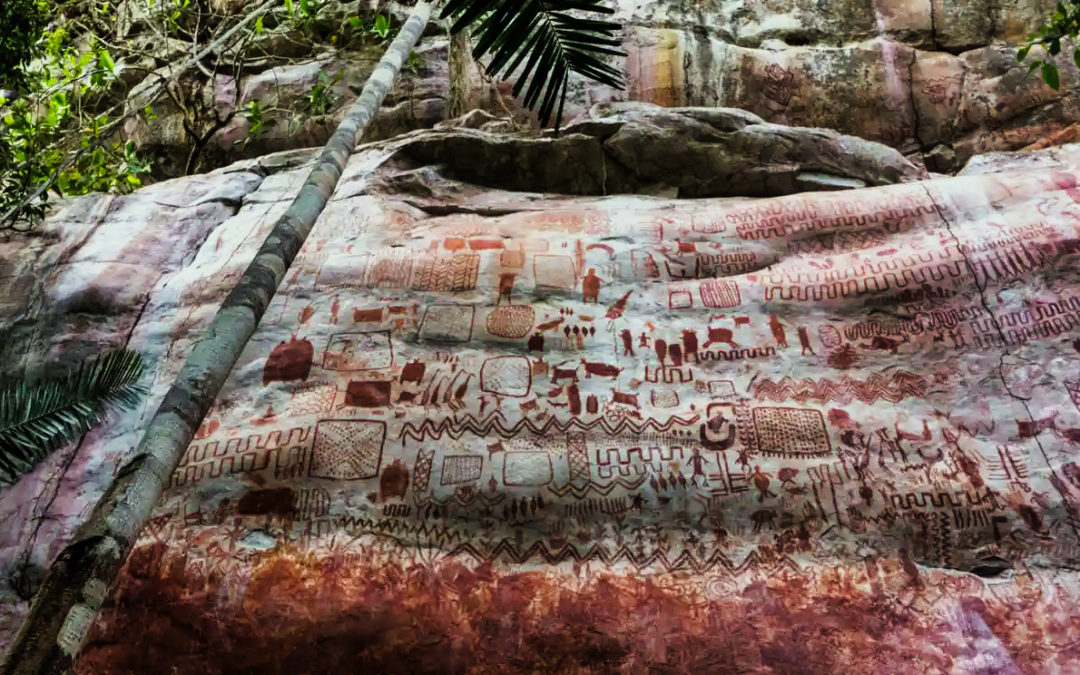 Amazonische Kunst aus der Steinzeit Chiribiquete