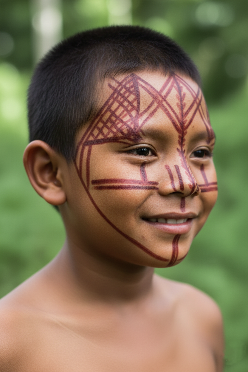 Nukak young man portrait 1