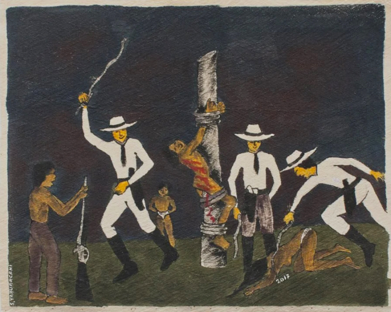 Santiago Xahuarcani, Castigo del Caucho, Lum