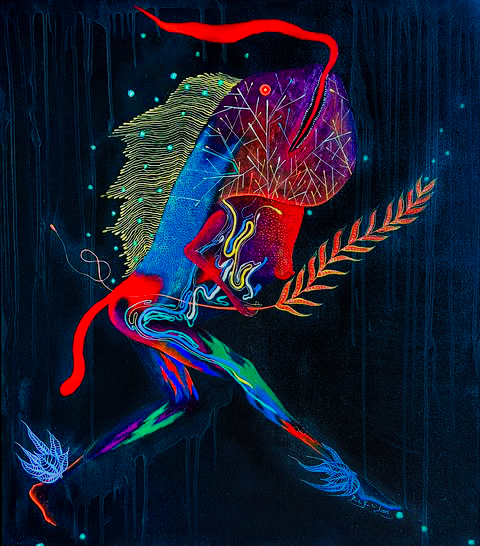 Rember Yahuarcani, Blue Cosmos