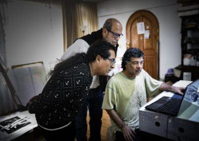Miguel, Gino y Carlos