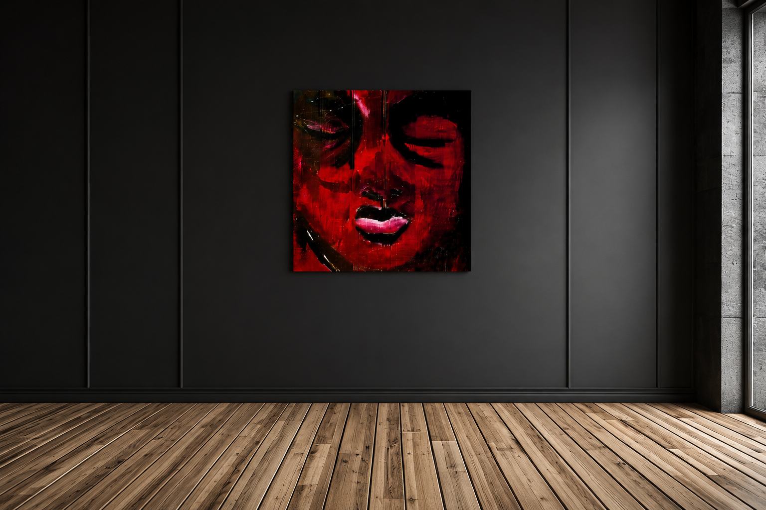Red, mock-up